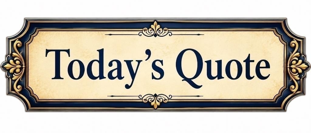 Today's Quote plaque — Martyn Lloyd-Jones